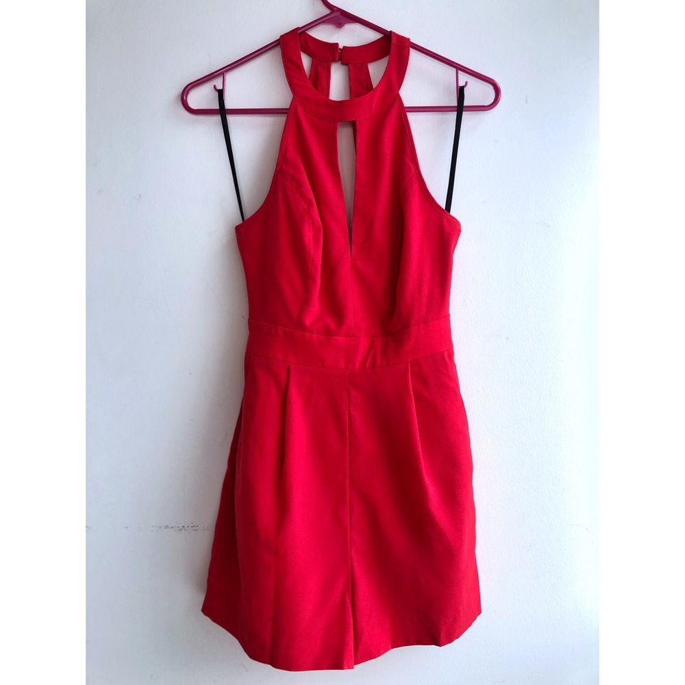 Bebe Red Romper